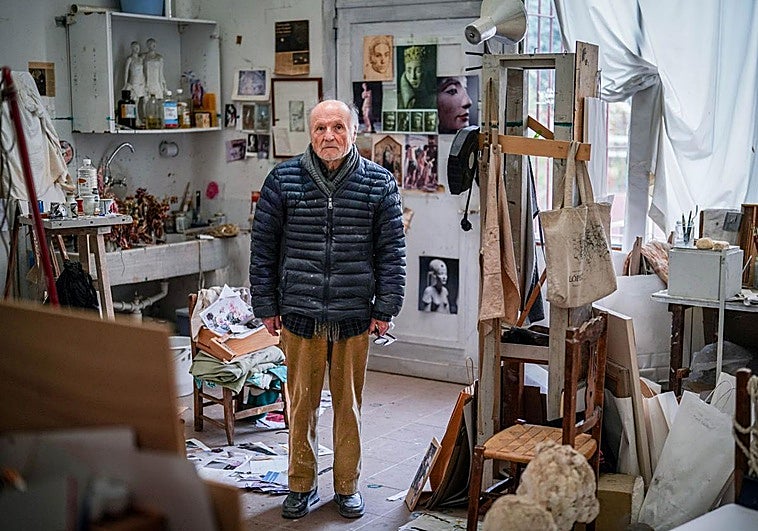 El estudio de Antonio López, en imágenes | El Correo
